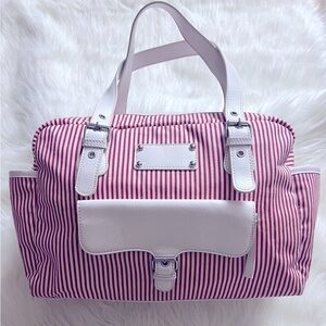 Striped Tote Bag with Nautical Design